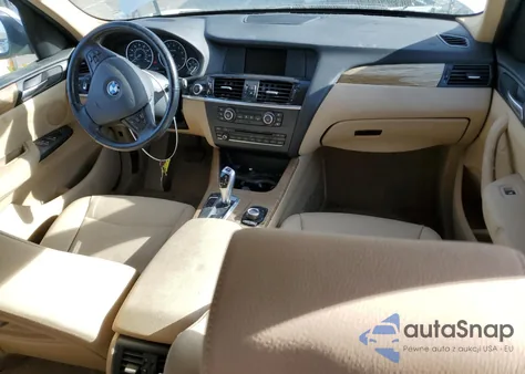 2014 BMW X3 xDrive28I z USA, uszkodzony, nr VIN 5UXWX9C53E0D18141